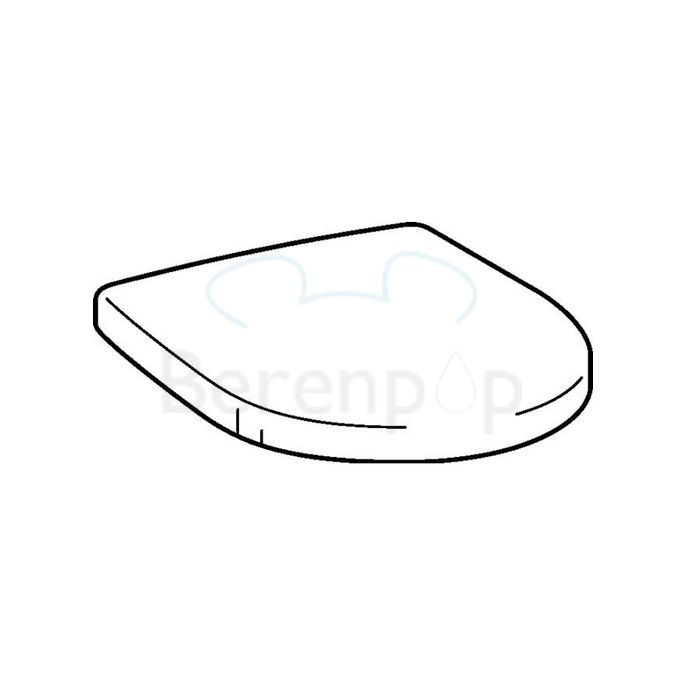 Keramag Renova Nr. 1 Plan 573070 toiletzitting met deksel wit *niet meer leverbaar*