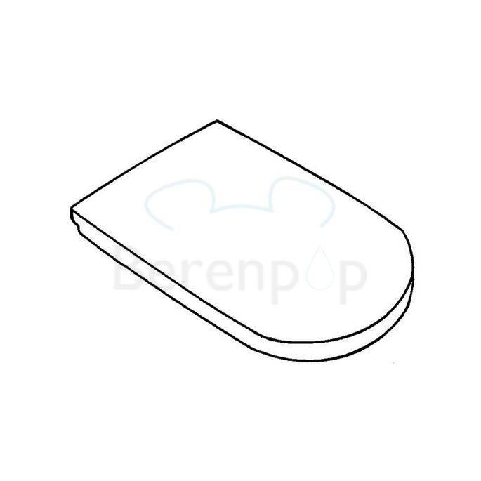 Keramag Vitelle 573625 toiletzitting met deksel wit