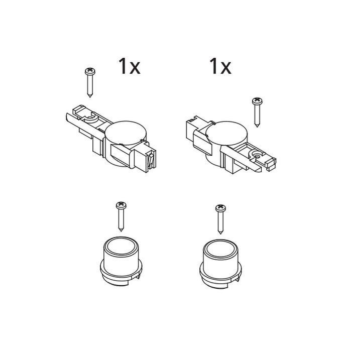 Kermi 2533575 Ersatzlager Ersatzteile silber matt poliert