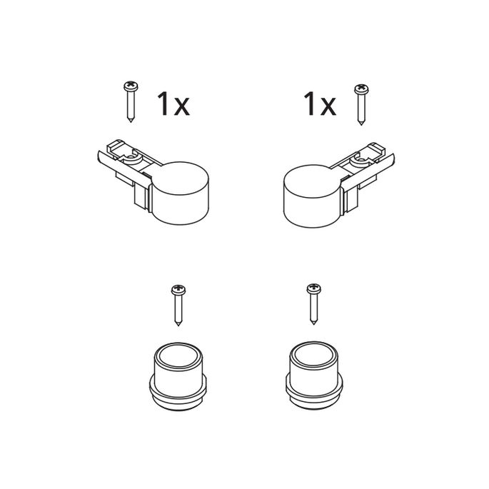 Kermi 2533576 Ersatzlager Ersatzteile silber matt poliert