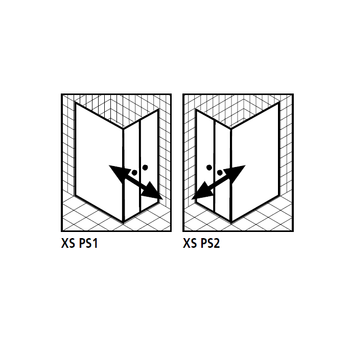 Kermi 2534062 set of splash guards 2 x 55cm - 8mm