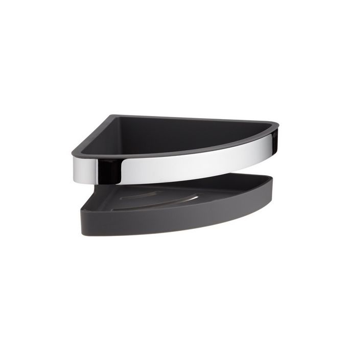 Keuco Moll 12757010001 hoekdouchekorf chroom/ antraciet