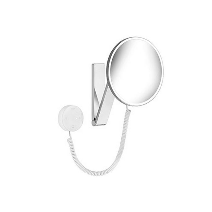 Keuco iLook_move 17612019000 Kosmetikspiegel 5x mit Beleuchtung (ohne Stecker) chrom