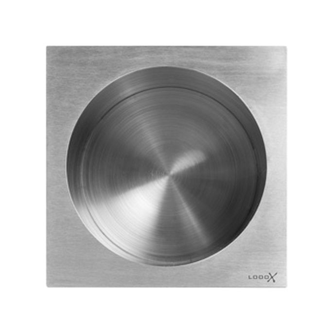 Looox Closed CL2 spare roll holder for 1 roll recessed stainless steel