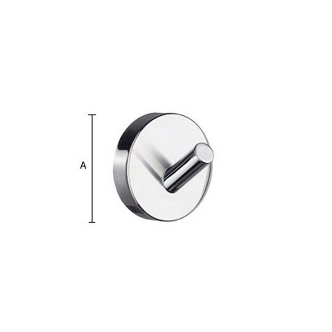 Smedbo Startseite HB355 Handtuchhak schwarz