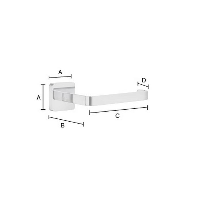 Smedbo Ice OK3411 toiletrolhouder chroom