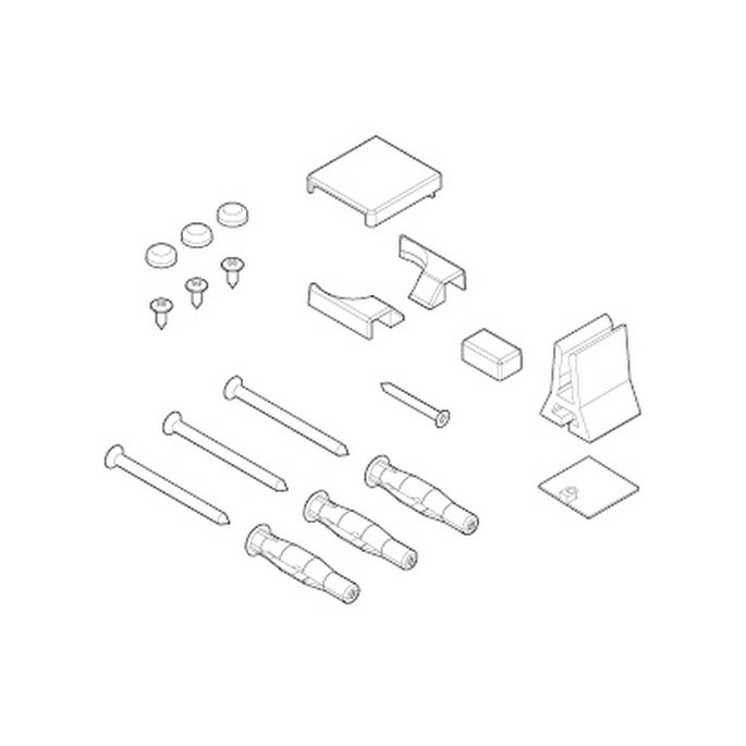 Novellini R01BN1BSV1-K mounting set chrome