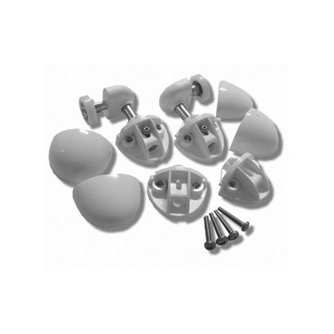 Novellini R03KIR1-D set of casters white 030/ chrome