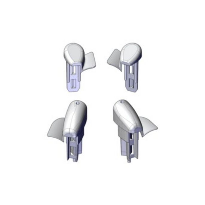 Novellini R04LUR01-A set of end caps white 030