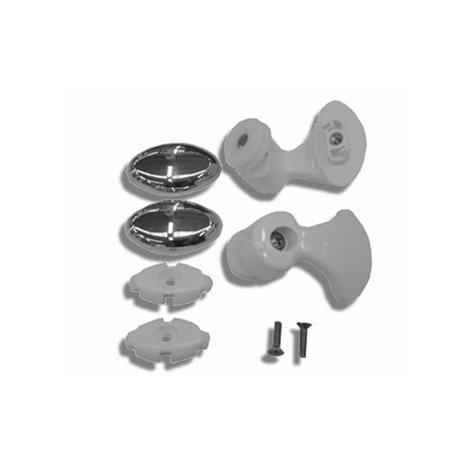 Novellini R07LUR1-D Rollensatz weiß 030/ chrom