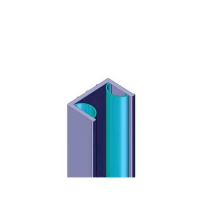 Novellini R50BBE3P1-TR verticale afdichtingsstrip transparant