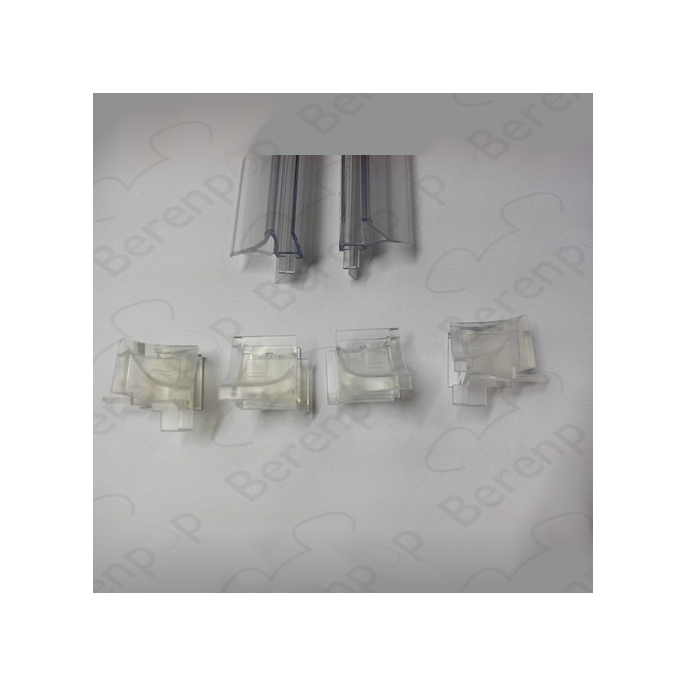 PDPlan Cristal CRA088 set of drip strips including 4 corners for corner entry