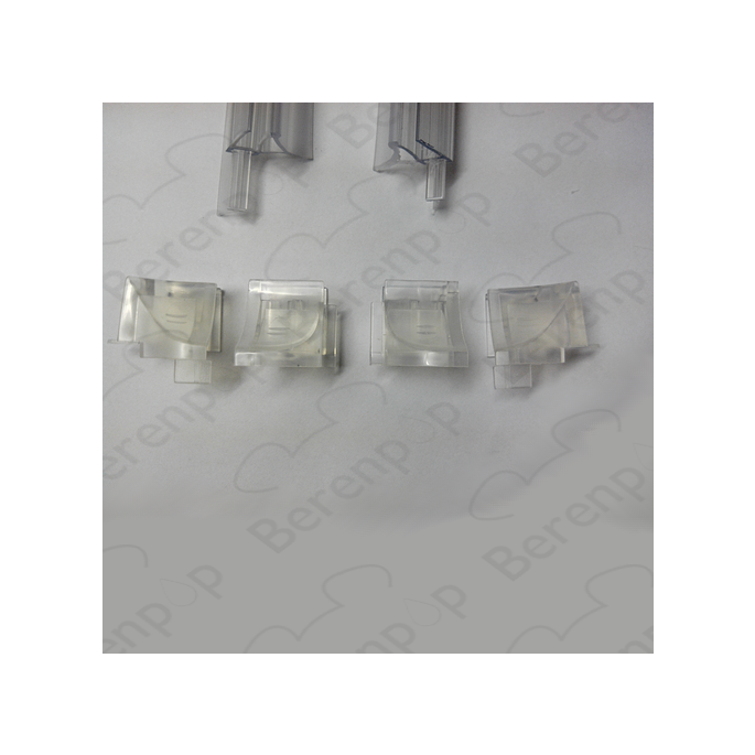 PDPlan Cristal CRP2088 Tropfleistenset mit 4 Ecken für Flügeltüren