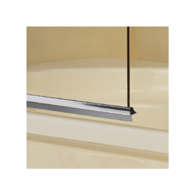 PDPlan Labyrinth slide-in rubber transparent 100cm