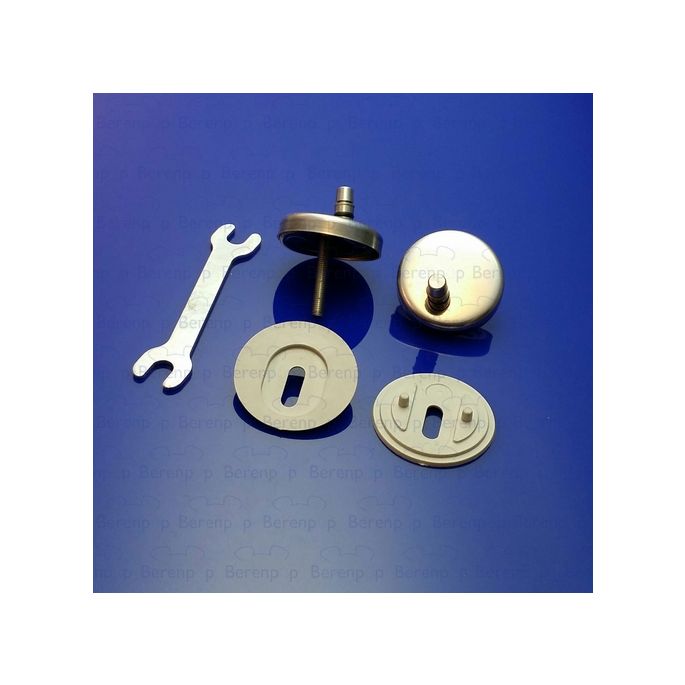 Pressalit D77999 3 set verstelbare scharnieren chroom