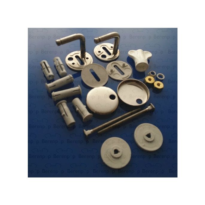 Pressalit UN3P999 (BN3P999) Dania Non Contact-2000-3000-Privilege-Scandinavia-T 2er Set fest Scharniere chrom