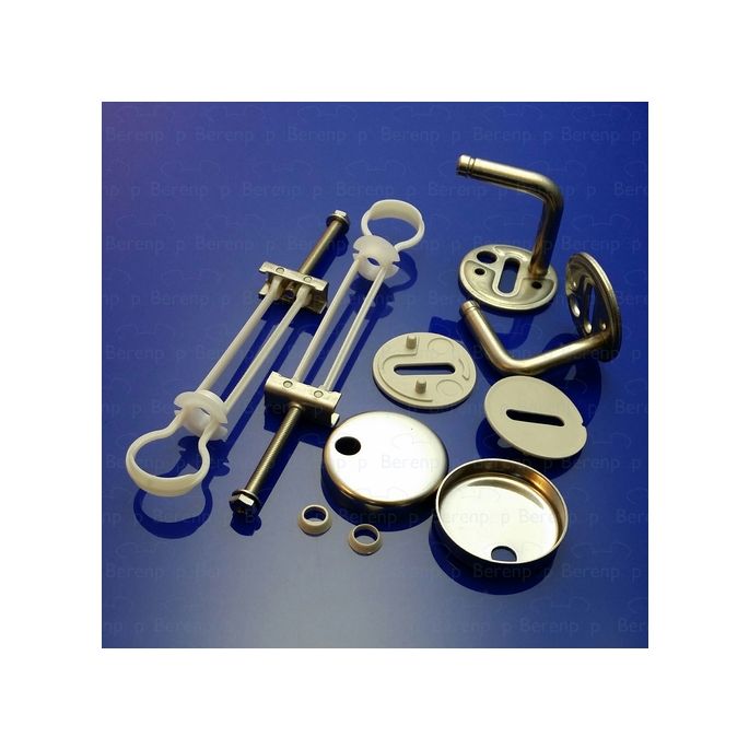 Pressalit UN4P999 2000-T 2-Objekt-Set fest Scharniere chrom