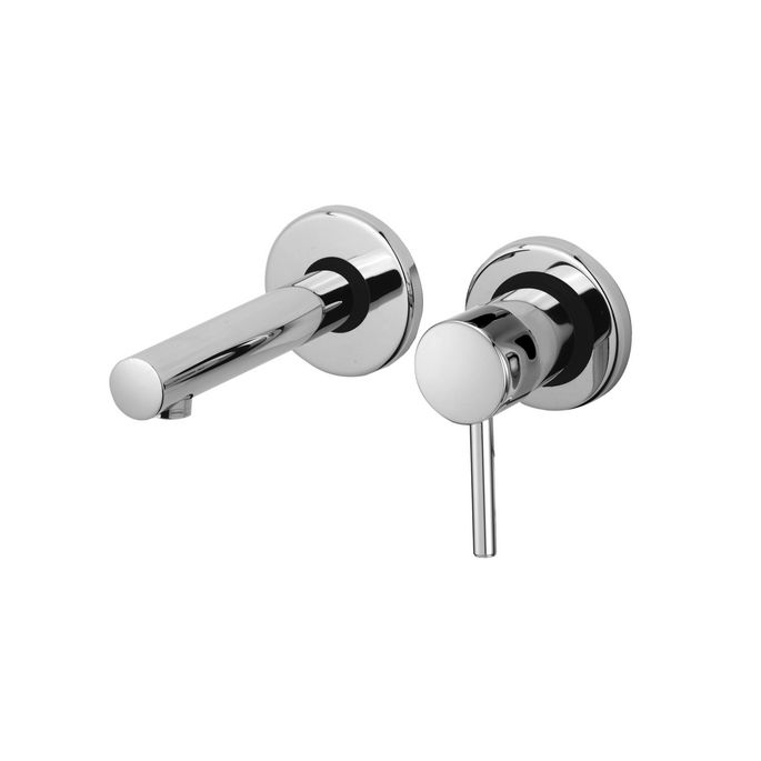 Pure Duero DU5423 basin tap 2-hole complete with recessed part chrome