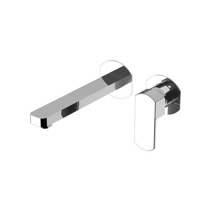 Pure Ebro EB5202 basin tap 2-hole complete with recessed part chrome