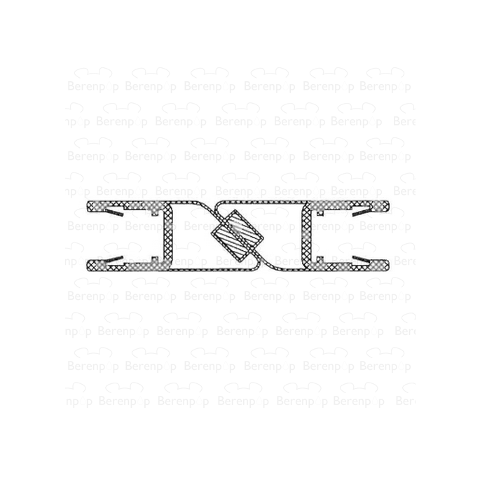 Riho 062020003 magnetic strip set 180 degrees (2 pieces), 200cm, 8mm