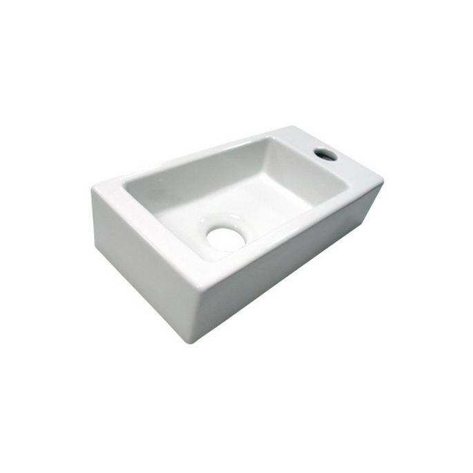 San4U 2504610 Mini-Block (rechts) fontein 36x18x9cm keramiek wit