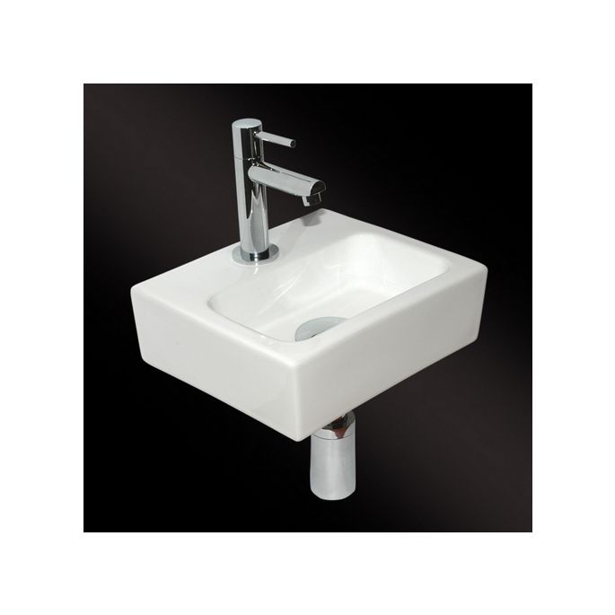 San4U 2505035 One Pack Mini Beta fonteinset wit keramiek/ chroom