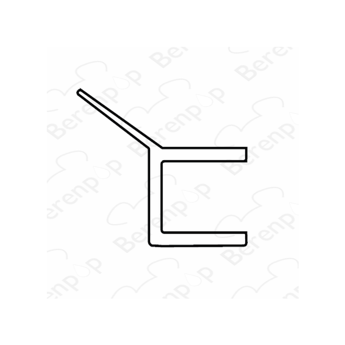 San4U Sealday SD033 center seal profile 135 degrees, 200cm, 8mm *no longer available*