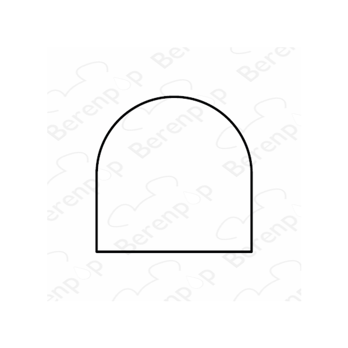 San4U Sealday SD070 sill profile 200cm, 10mm high, transparent