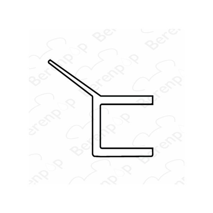 San4U Sealday SD071 center seal profile 135 degrees for pentagon, 200cm, 6mm *no longer available*