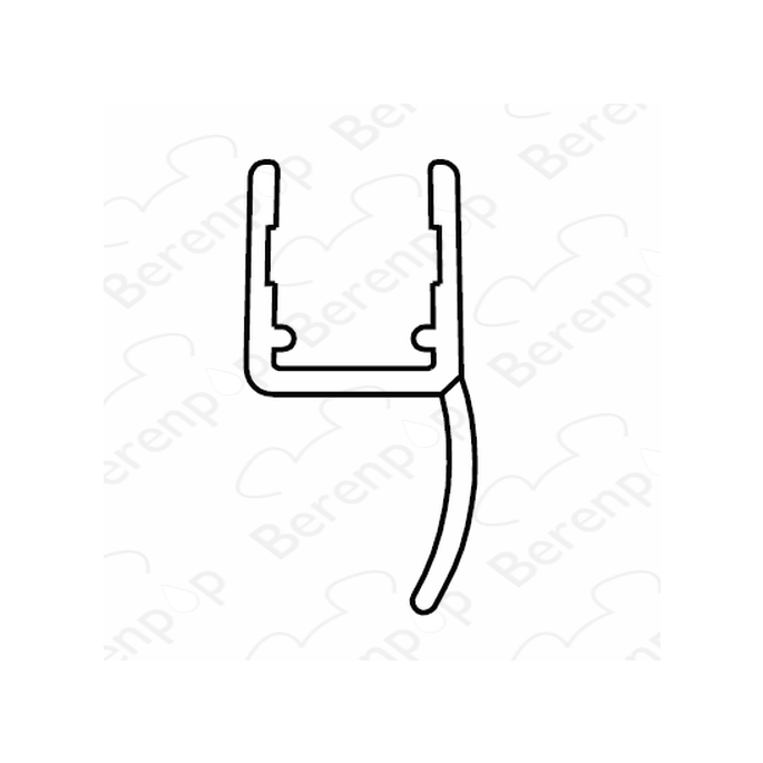San4U Sealday SD077 lip seal profile, 200cm, 8mm *no longer available*