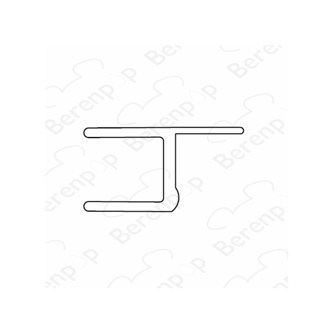 San4U Sealday SD094 h-profile 180 degrees, 200cm, 8mm *no longer available*