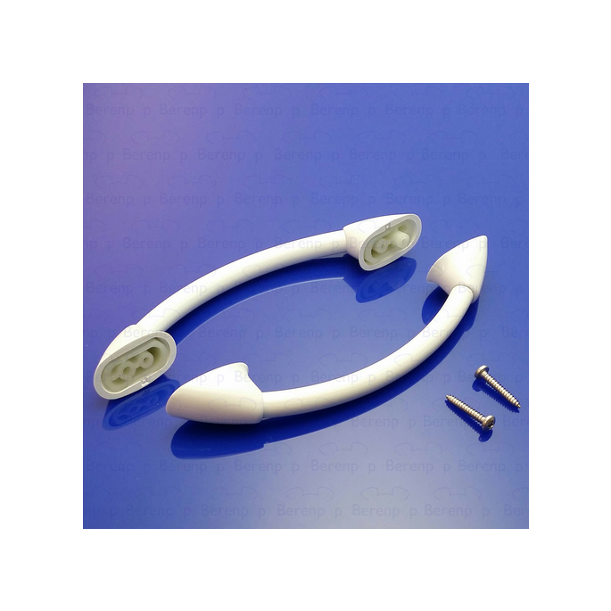 Sealskin Duka 3000 binnen- en buitengreep tbv kwartronde schuifdeur, wit *niet meer leverbaar*