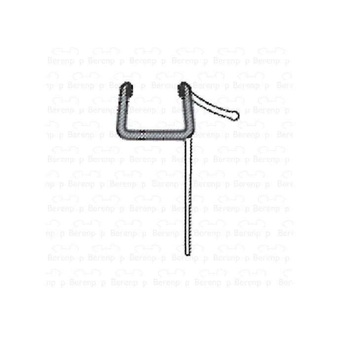 Sealskin Duka 5000-2 GUML345 gebogen lang afdichtprofiel transparant, 8mm