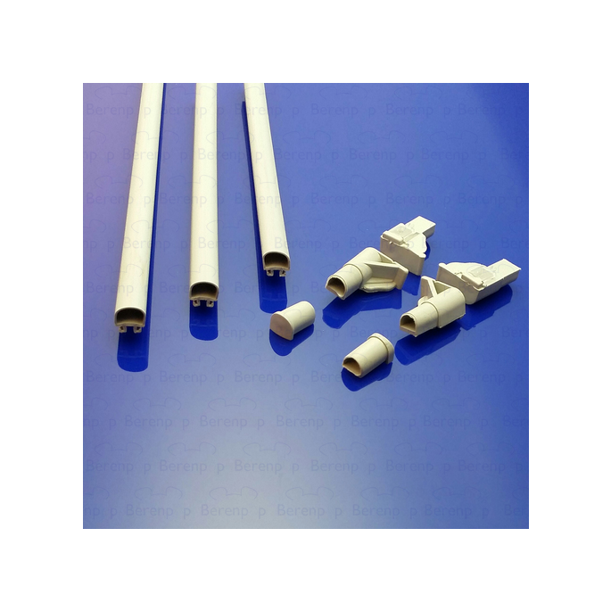 Sealskin Duka Multi 3 bottom strips with 6 corners for bath wall 140 cm white