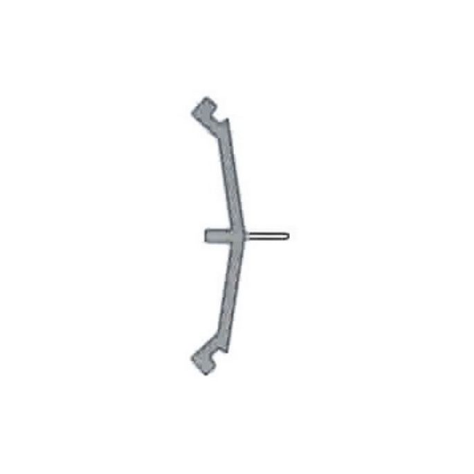 Sealskin Duka Natura GUMD449 afdichtprofiel 200cm grijs - t.b.v. draaideuren