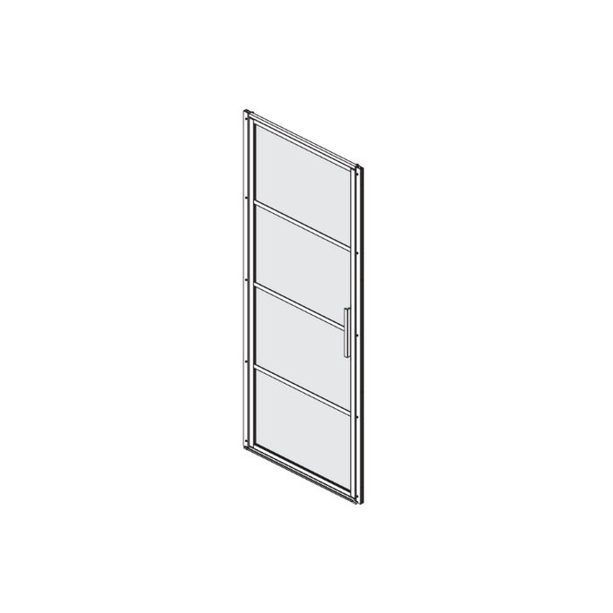 Sealskin Soho SOHO/SW/80/HRZLKSTRP/LF horizontale lekstrip 712mm zwart