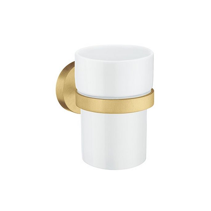 Smedbo Home HV343P bekerhouder mat messing