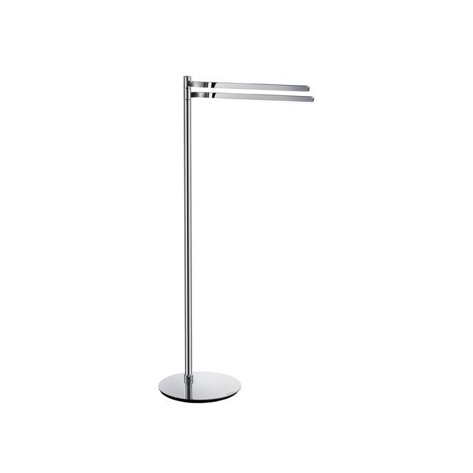 Smedbo Outline FK315 freestanding swivel towel holder 35.5cm chrome