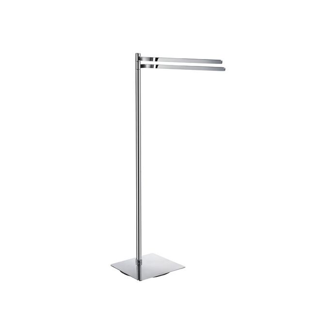 Smedbo Outline FK325 freestanding swivel towel holder 35.5cm chrome