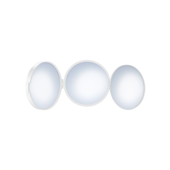Smedbo Outline Lite FX623 travel mirror triple 1x, 5x and 12x white