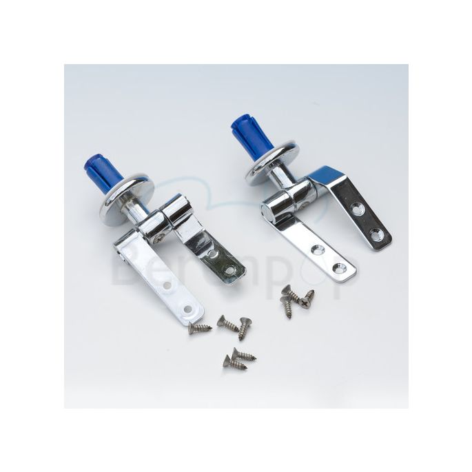 Sphinx 450 S8H95800R set van 2 scharnieren voor toiletzitting chroom *niet meer leverbaar*