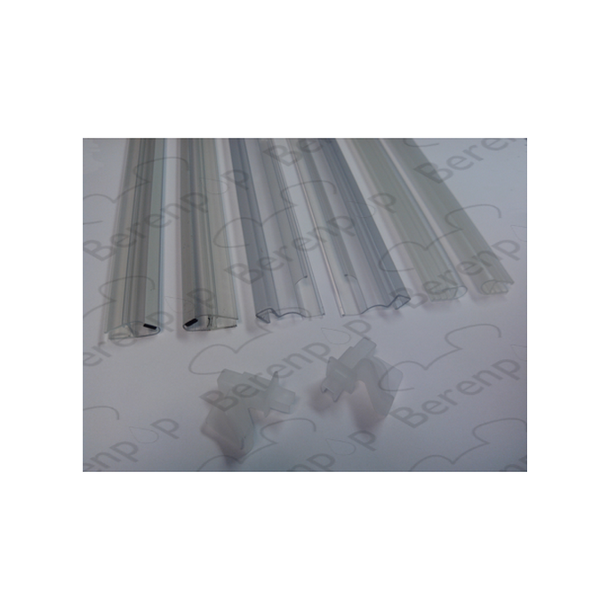 Sphinx Facette S8L41864 ( 2537264 ) complete strip set for corner shower 2-piece