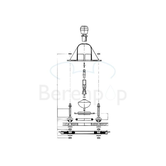 Sphinx S8H704000 uitstroommechanisme No. 5 *niet meer leverbaar*