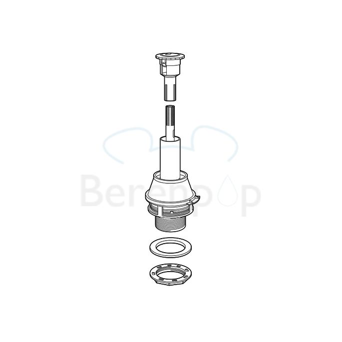 Sphinx S8H742000 uitstroommechanisme 15S (59/215 lang) *niet meer leverbaar*