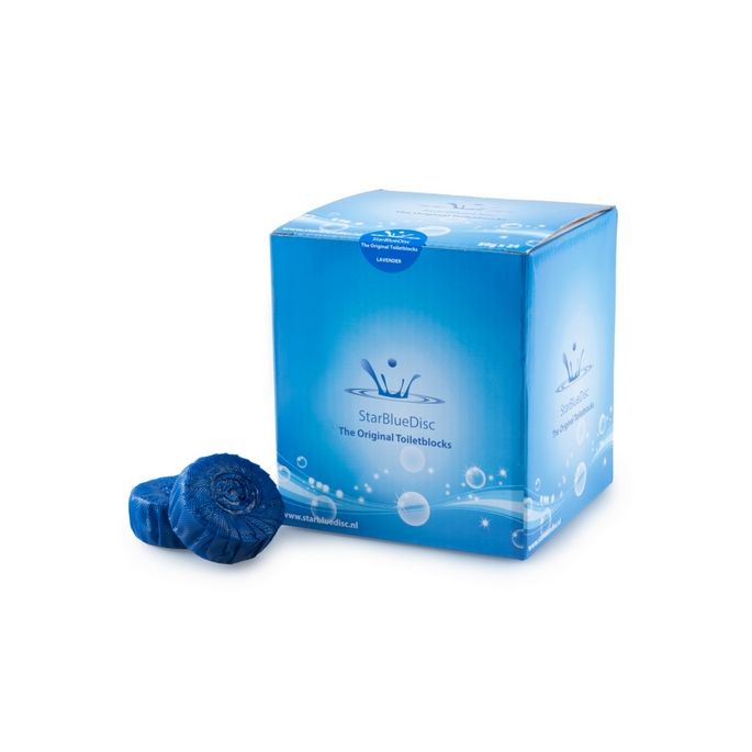 StarBlueDisc 242122150 Toilettenwürfel Jahrespackung (24 Stück) Lavendel (Blau)