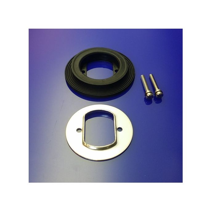 Viega Domoplex 232405 cover set for shower siphon (flange, seal, screws)
