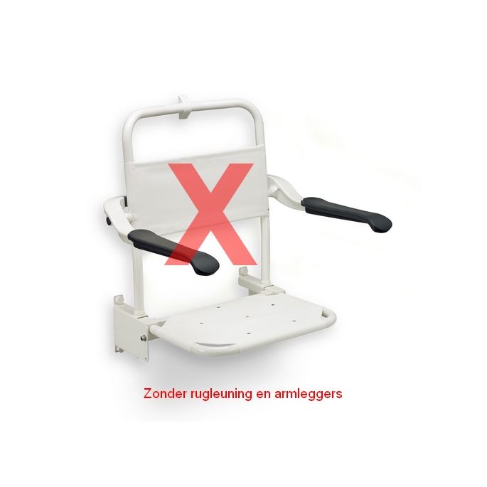 Handicare (Linido) LI2201001102 Duschsitz (mit verkürzter Sitztiefe) Stahl beschichtet weiß