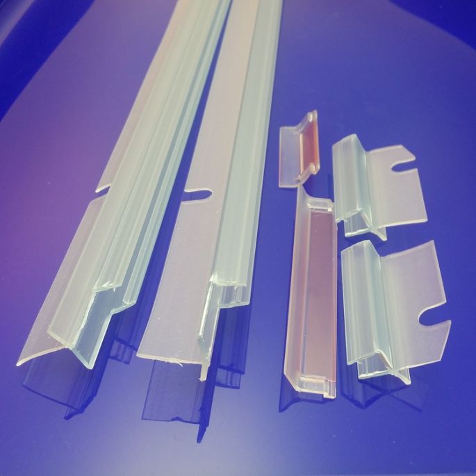 Huppe 1002, 054217 afvoerprofiel voor draaideur voor zijwand