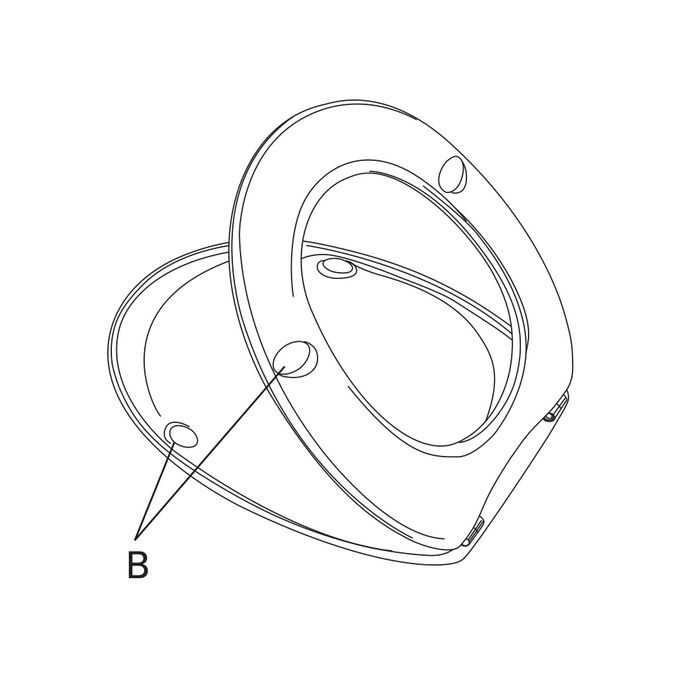Villeroy en Boch Grangracia 88220161 set verstellbar Scharniere chrom