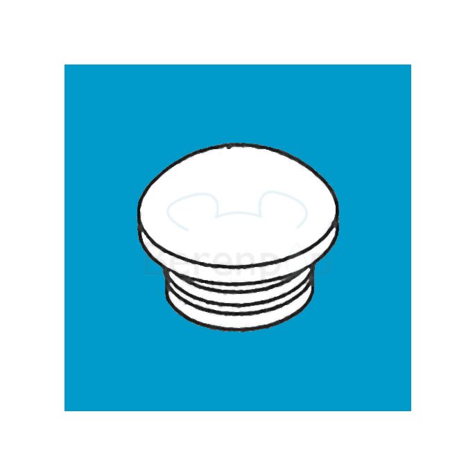 Pressalit A4003000 Pufferdeckel rund weiß